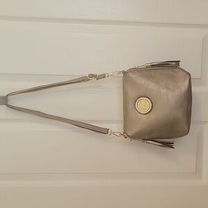 Womens shoulder bag with minir imperfections pictured